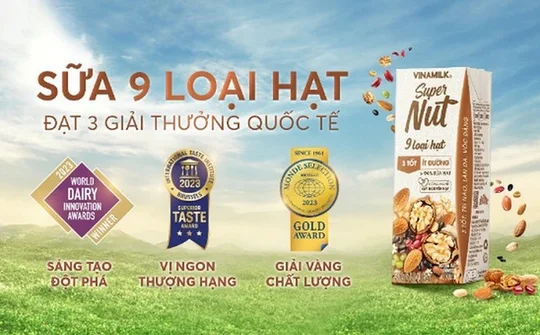 Bộ sưu tập giải thưởng quốc tế "khủng" của “tân binh” sữa hạt Vinamilk Super Nut
