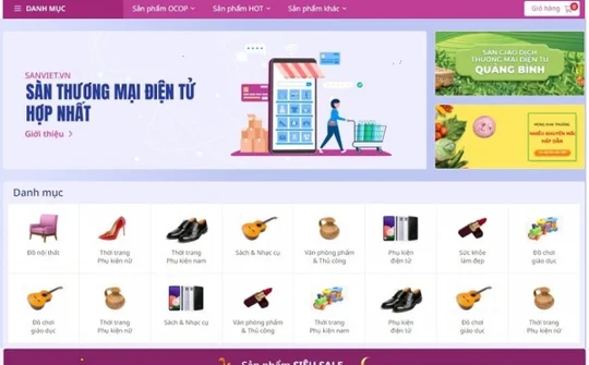 Tạo cầu nối cho hàng Việt thông qua sàn thương mại điện tử hợp nhất