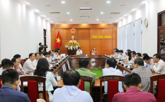 Đắk Nông: Sơ kết công tác cải cách hành chính và phương hướng, nhiệm vụ 6 tháng cuối năm