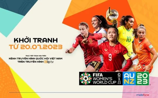 ClipTV chính thức sở hữu bản quyền giải World Cup nữ 2023