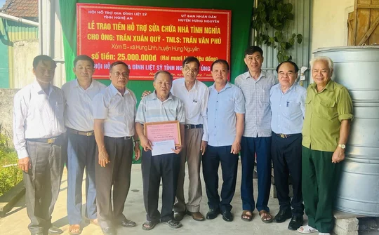 Hội hỗ trợ gia đình Liệt sỹ tỉnh Nghệ An: Thắp sáng lửa tri ân, ấm tình đồng đội