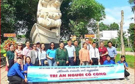 Sở Tư pháp TP.Hồ Chí Minh: Hành trình về nguồn ở Long An