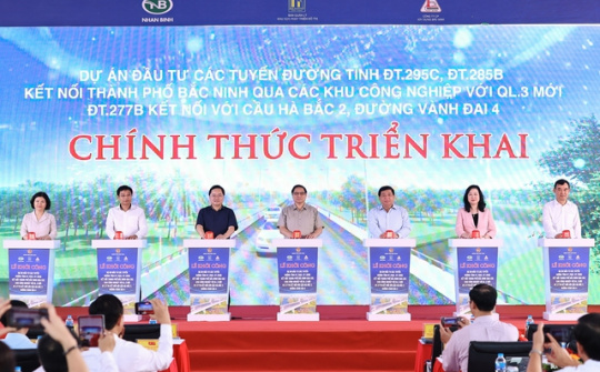Khởi công 3 tuyến đường có ý nghĩa lớn với Bắc Ninh và Hà Nội
