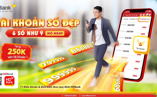 Bay Vietjet, nhận ngay hoàn tiền và gần 9.000 giải thưởng cùng HDBank