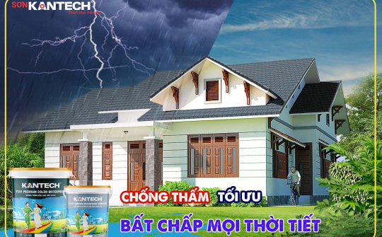 Đặc điểm và tác dụng của sơn chống thấm gốc nước