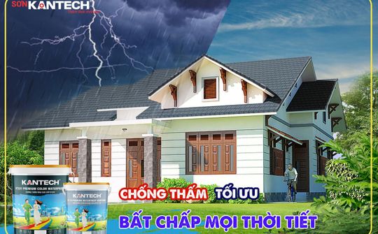 Đặc điểm và tác dụng của sơn chống thấm gốc nước