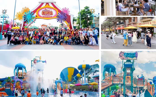 Biệt thự cho thuê Novaworld Phan Thiet: Cầu vượt cung