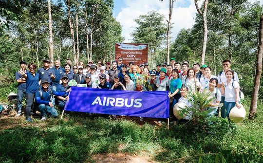 Tập đoàn Airbus triển khai Dự án Rừng Cộng đồng tại Việt Nam
