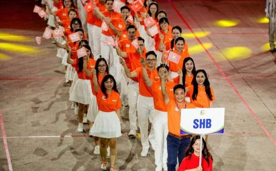 Dấu ấn sắc cam SHB tại Đại hội TDTT ngành Ngân hàng: Đoàn kết và rực lửa