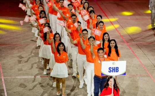 Dấu ấn sắc cam SHB tại Đại hội TDTT ngành Ngân hàng: Đoàn kết và rực lửa