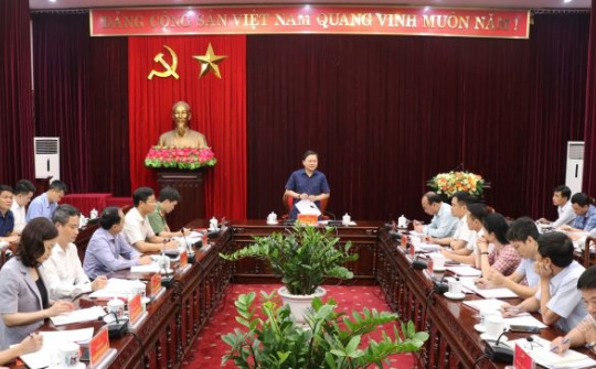 Bắc Ninh - Thường trực Tỉnh ủy làm việc với Ban Tổ chức Tỉnh ủy