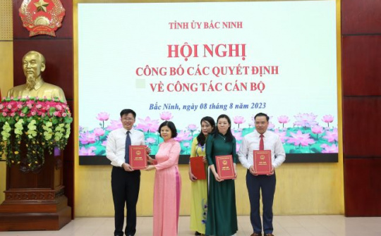 Bắc Ninh công bố quyết định bổ nhiệm Giám đốc Sở Thông tin và Truyền thông