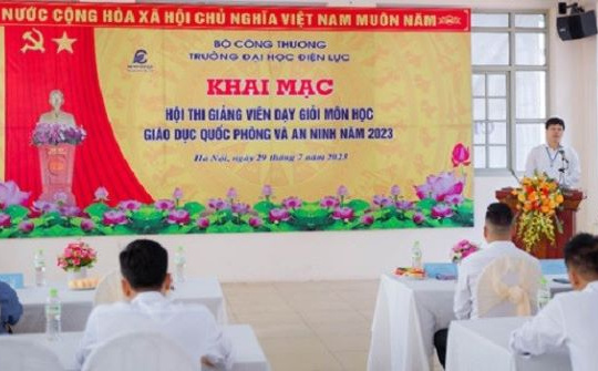 Trường Đại học Điện lực sôi nổi với Hội thi giảng viên dạy giỏi