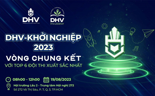 Vòng chung kết cuộc thi “DHV – Khởi nghiệp 2023”: Hướng đến chuyển đổi số và đổi mới sáng tạo