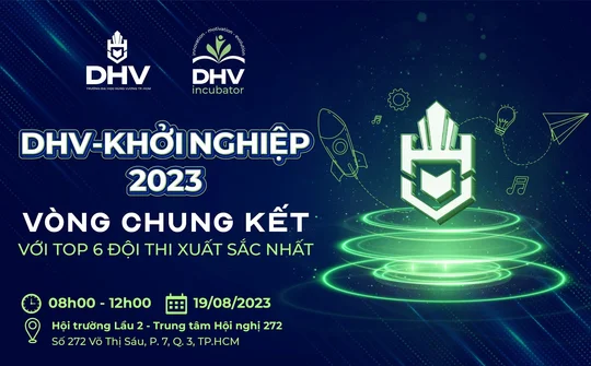 Vòng chung kết cuộc thi “DHV – Khởi nghiệp 2023”: Hướng đến chuyển đổi số và đổi mới sáng tạo