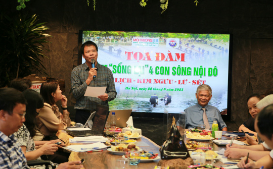 Hướng đến làm “sống lại” 4 con sông nội đô: Tô Lịch- Kim Ngưu- Lừ- Sét