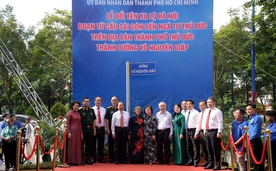 TP.HCM: Đổi tên Xa lộ Hà Nội thành đường Võ Nguyên Giáp