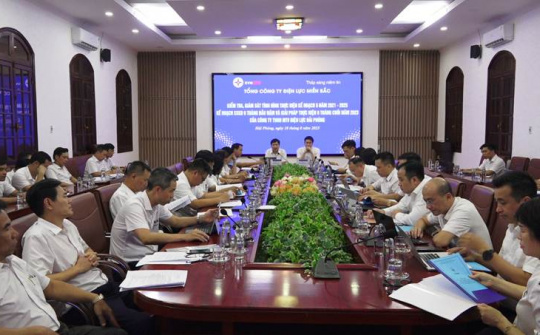 EVNNPC kiểm tra, giám sát việc thực hiện kế hoạch 5 năm tại PC Hải Phòng (2021 – 2025)