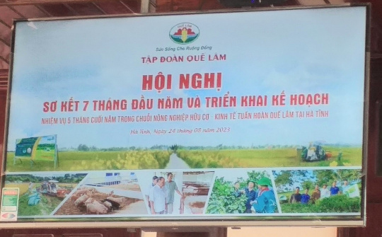 Tập đoàn Quế Lâm sản xuất nông nghiệp công nghệ cao ở Hà Tĩnh