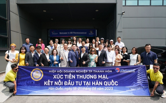 Tiếp cận công nghệ, hợp tác đầu tư giữa Hiệp hội Doanh nghiệp TP Thanh Hóa và doanh nghiệp Hàn Quốc