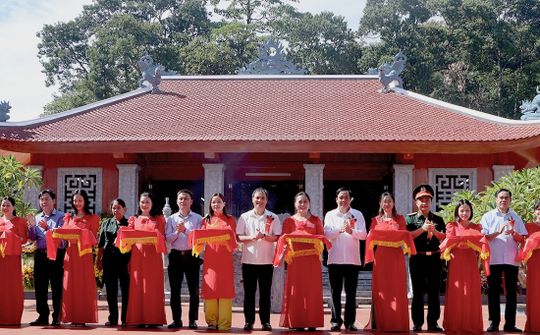 Hà Tĩnh: Lễ khánh thành Đền thờ anh hùng liệt sĩ tại hồ Kẻ Gỗ