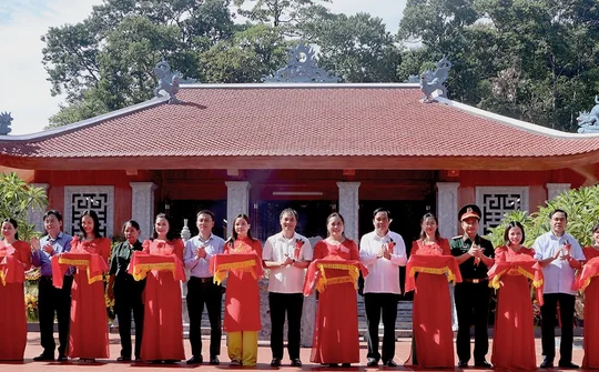 Hà Tĩnh: Lễ khánh thành Đền thờ anh hùng liệt sĩ tại hồ Kẻ Gỗ
