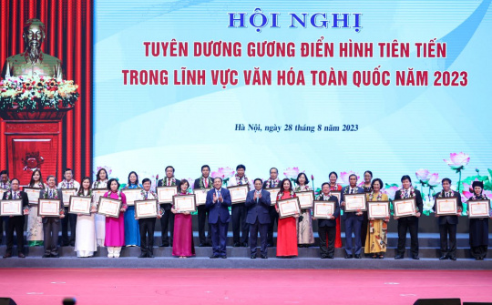 Thủ tướng: Văn hóa là nền tảng tinh thần, nguồn lực nội sinh, động lực đột phá cho sự phát triển