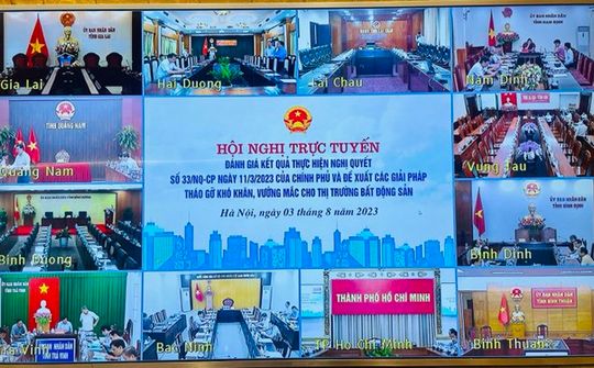 Tiếp tục chung tay tháo gỡ vướng mắc, thúc đẩy thị trường bất động sản phát triển an toàn, hiệu quả, bền vững