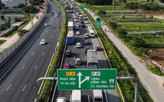 Triển khai dự án xây dựng đường gom phía đông cao tốc Pháp Vân – Cầu Giẽ