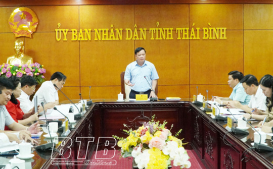 Thái Bình: Tháo gỡ khó khăn cho doanh nghiệp và khẩn trương triển khai Bộ chỉ số DDCI