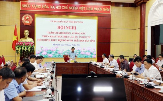 Bắc Ninh: Tháo gỡ khó khăn, vướng mắc cho các dự án BT trong lĩnh vực giao thông vận tải