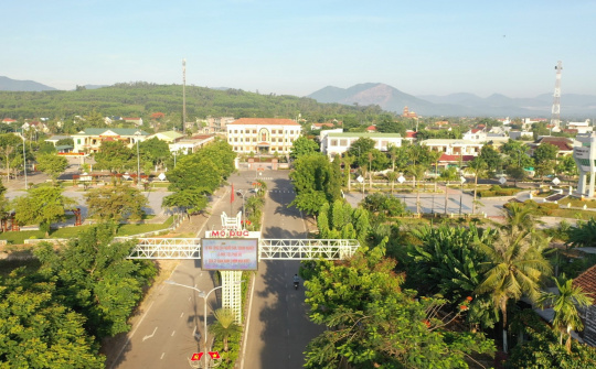 Huyện Mộ Đức: Quyết tâm phấn đấu trở thành huyện đạt chuẩn nông thôn mới