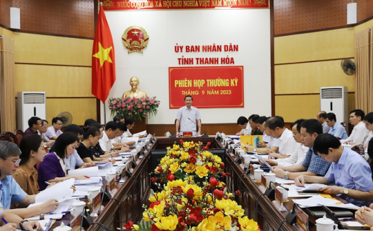 Thanh Hóa: Tập trung 14 nhiệm vụ trọng tâm cho 3 tháng cuối năm 2023