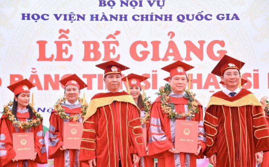 Học viện Hành chính Quốc gia Bế giảng và trao bằng Tiến sĩ, Thạc sĩ năm 2023