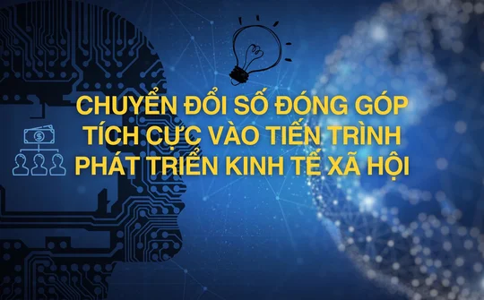Chuyển đổi số đóng góp tích cực vào tiến trình phát triển kinh tế xã hội