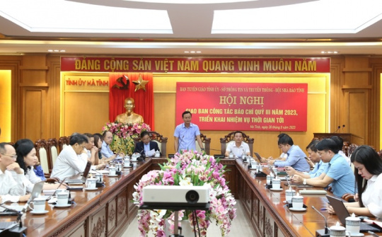 Hà Tĩnh: Các cơ quan báo chí tiếp tục đồng hành trong việc thực hiện nhiệm vụ chính trị của tỉnh nhà
