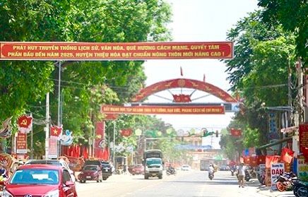 Thiệu Hóa (Thanh Hoá) phấn đấu trở thành huyện NTM nâng cao vào năm 2025