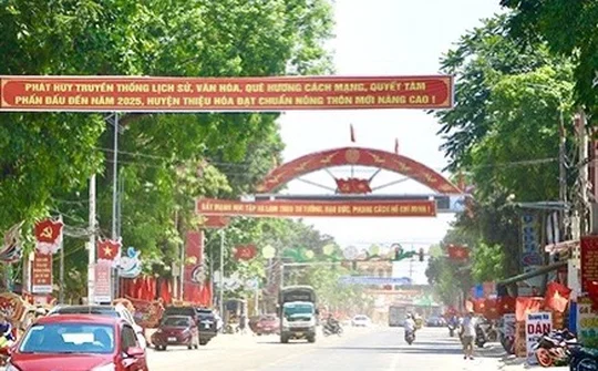 Thiệu Hóa (Thanh Hoá) phấn đấu trở thành huyện NTM nâng cao vào năm 2025