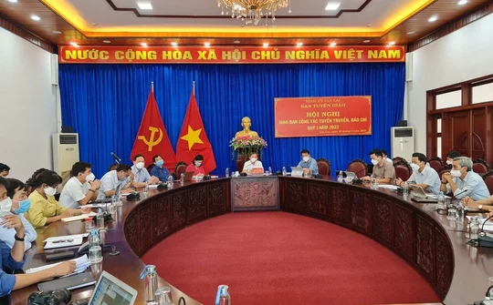 Gia Lai: Giao ban công tác tuyên truyền, báo chí quý I