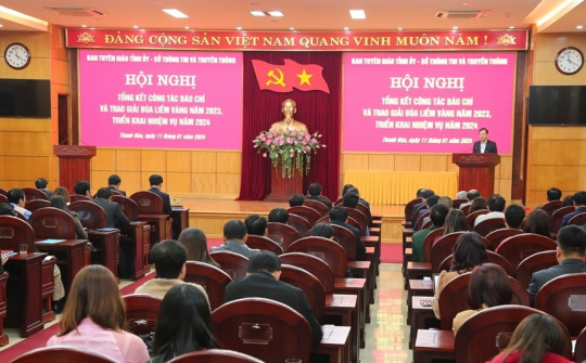 Thanh Hóa tổng kết công tác báo chí và triển khai nhiệm vụ trọng tâm năm 2024