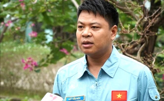 Bộ trưởng Quốc phòng gửi thư khen Thiếu tá Đỗ Tiến Đức mưu trí, dũng cảm