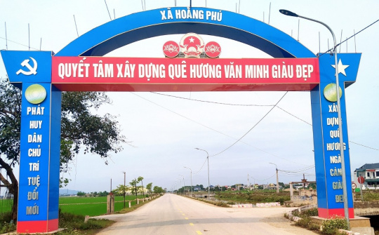 Hoằng Phú (Thanh Hóa): Vượt khó, hoàn thành tốt nhiệm vụ phát triển kinh tế - xã hội