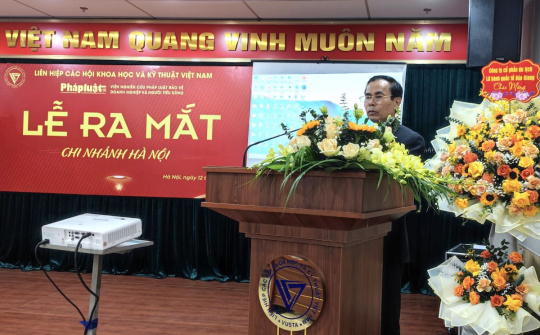 Viện nghiên cứu pháp luật bảo vệ doanh nghiệp và người tiêu dùng long trọng ra mắt Chi nhánh Hà Nội