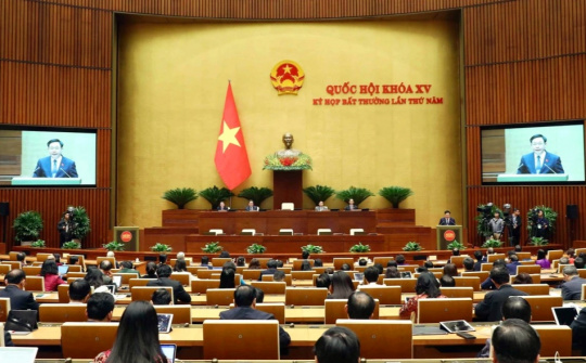 Quốc hội quyết định các dự án luật có ý nghĩa và tầm quan trọng đặc biệt