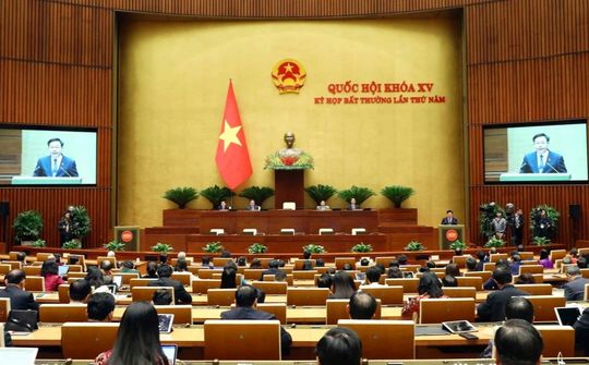 Quốc hội quyết định các dự án luật có ý nghĩa và tầm quan trọng đặc biệt