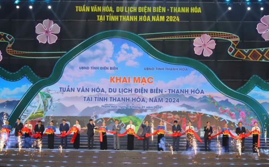 Tưng bừng khai mạc Tuần Văn hóa, Du lịch Điện Biên - Thanh Hóa