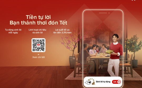 Techcombank ra mắt tính năng mới: Bật để “tiền tự sinh lời”