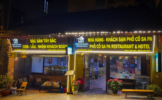 Nhà hàng, khách sạn Phố Cổ - Điểm hẹn của du khách Hàn Quốc tại Sa Pa