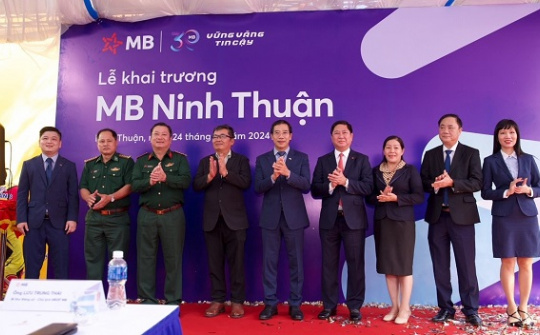 MB Ninh Thuận: Chi nhánh thứ 04 khai trương trong tháng 1 của Ngân hàng Quân Đội