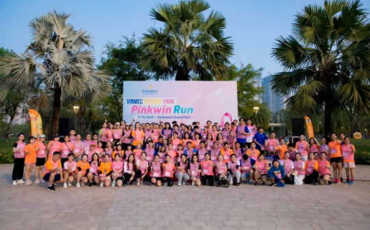 Vinmec cùng 3000 phụ nữ Việt “Biến yêu thương thành hành động - Chiến thắng ung thư vú”